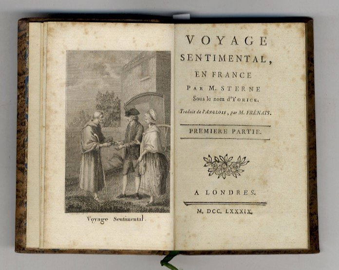 Voyage sentimental, en France. Par M. Sterne, sous le nom …
