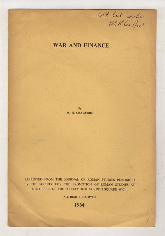 War and finance.