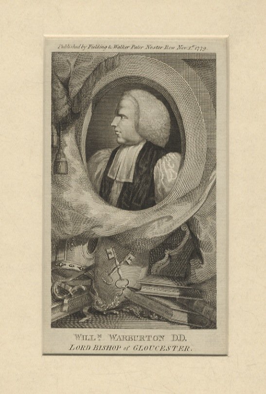 Will.m Warburton D.D. Lord Bishop of Gloucester. (Ritratto a mezzo …