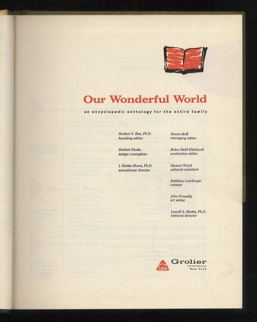WORLD (OUR WONDERFUL). An encyclopedic anthology for the entire family.