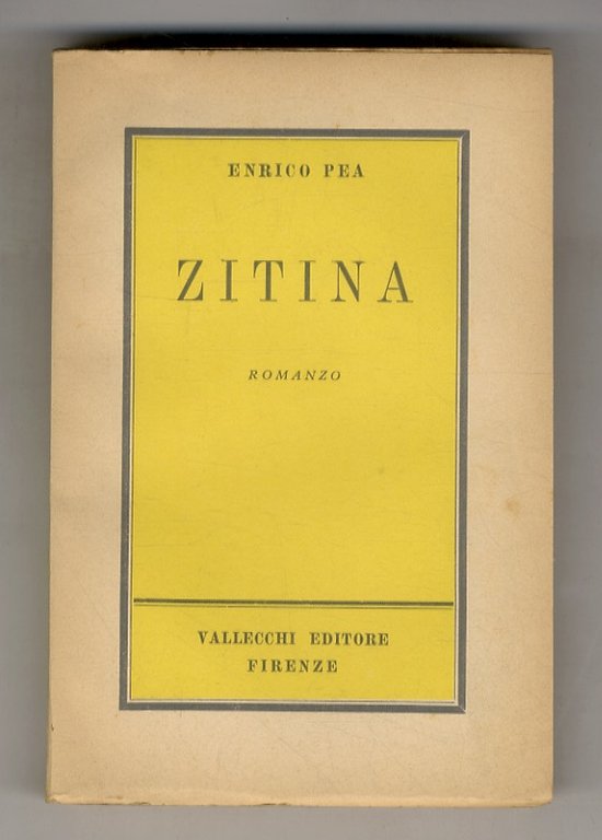 Zitina. Romanzo.