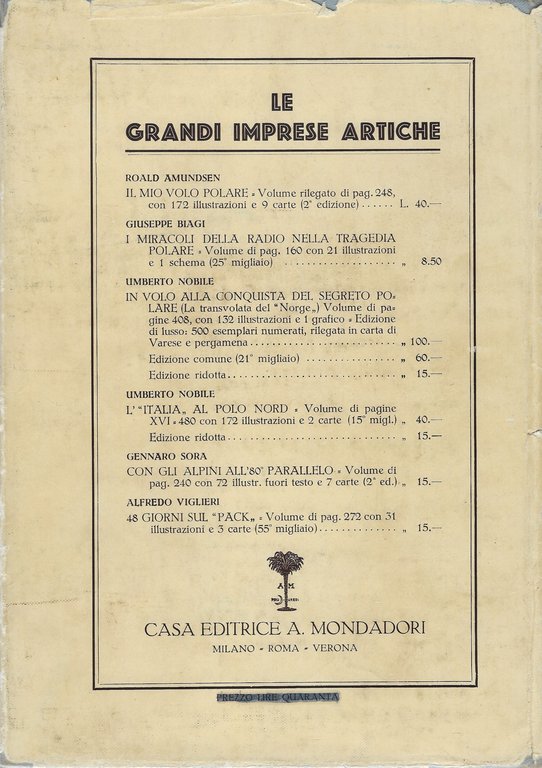 Il libro di Andrée, con l'aquila verso il polo.