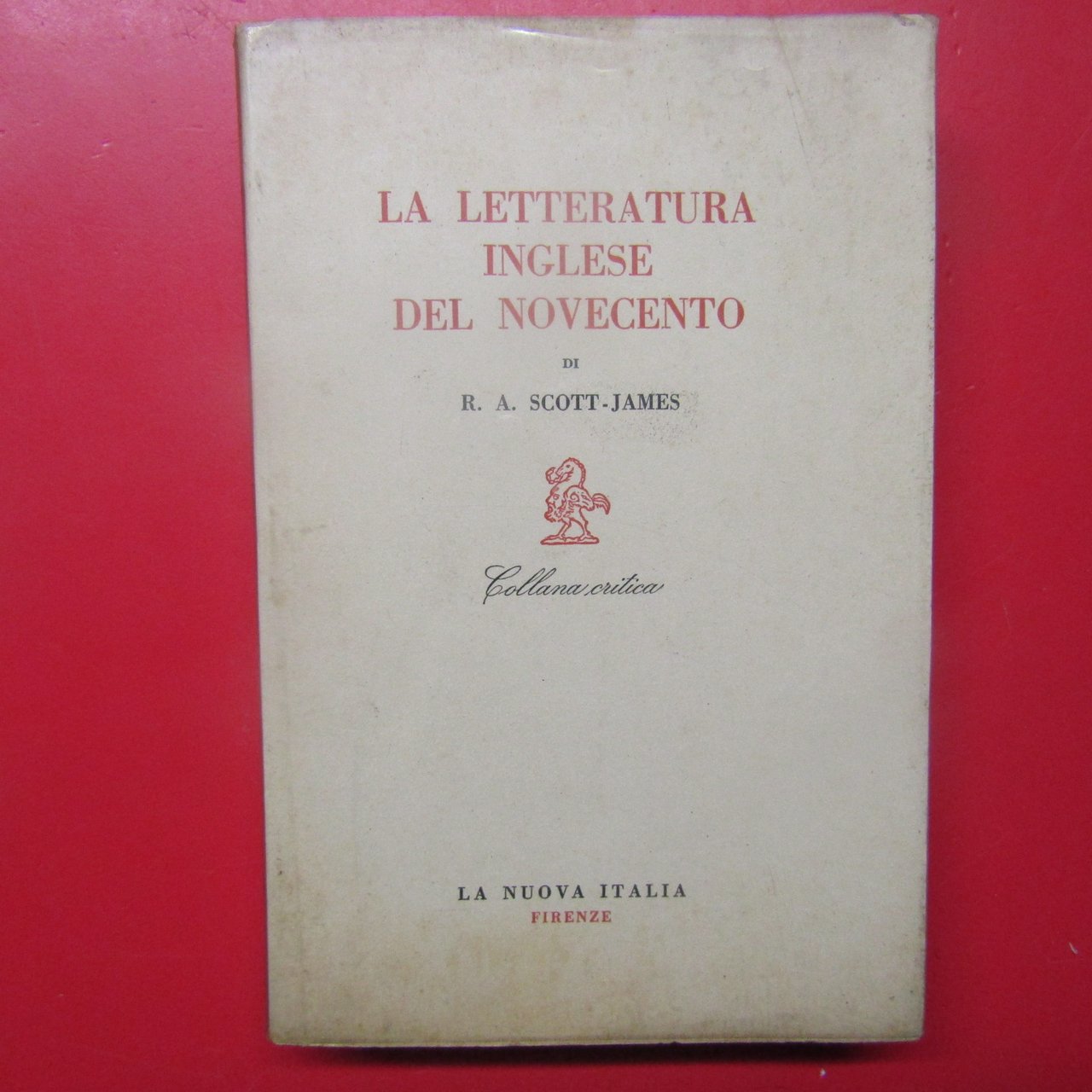 La Letteratura Inglese del Novecento