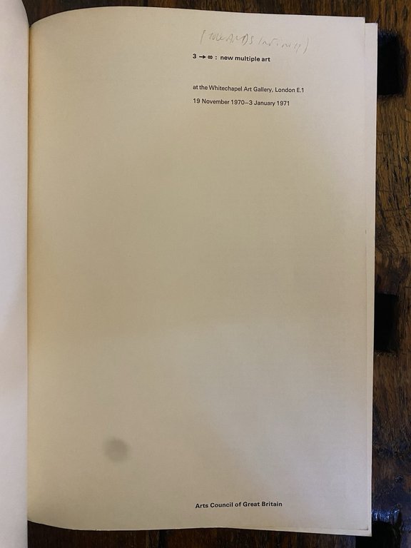 3 - 8 New Multiple Art London Arts Council of … | Immagine Gallery 2