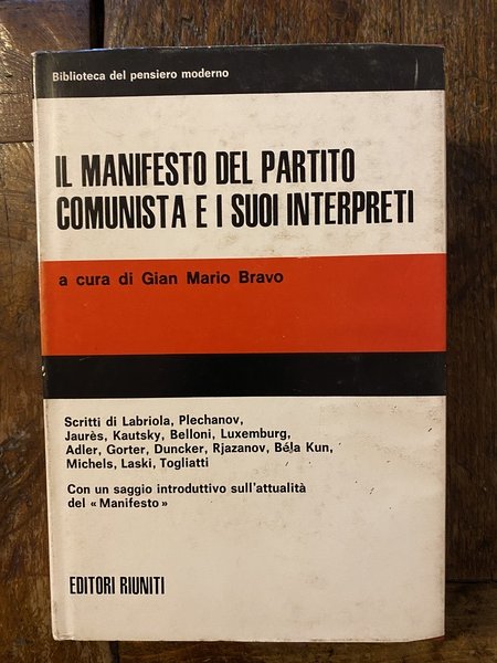 Il manifesto del partito comunista e i suoi interpreti