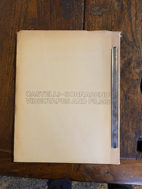 AA.VV. Castelli-Sonnabend Videotapes and Flms New York Liza Bear 1974