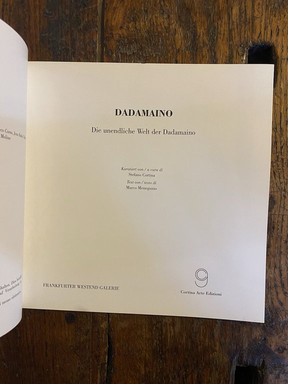 AA.VV. Dadamaino Die unendliche Welt der Dadamaino Westend Galerie 2016 | Immagine Gallery 2