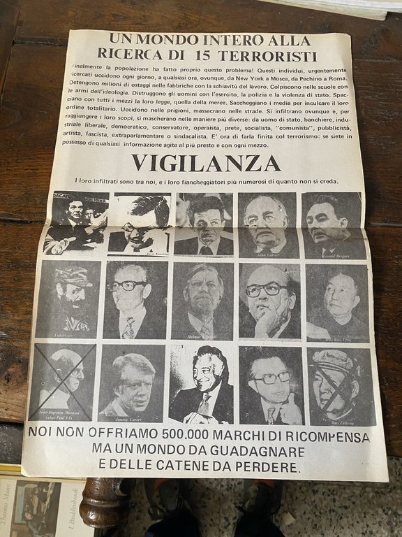 AA.VV. Insurrezione Numero unico in attesa autorizzazione Bologna 1978