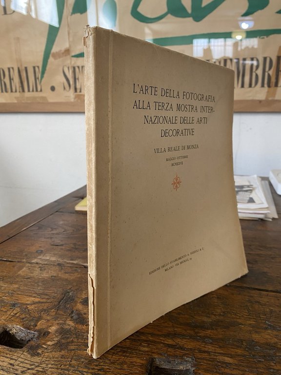 AA.VV. L'arte della fotografia alla terza mostra internazionale delle arti