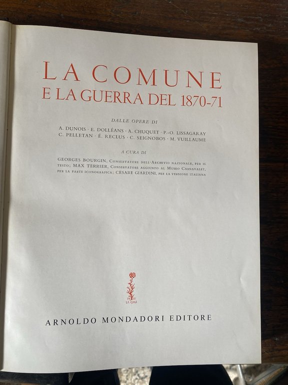 AA.VV. La Comune e la guerra del 1870-71 Milano Mondadori … | Immagine Gallery 2