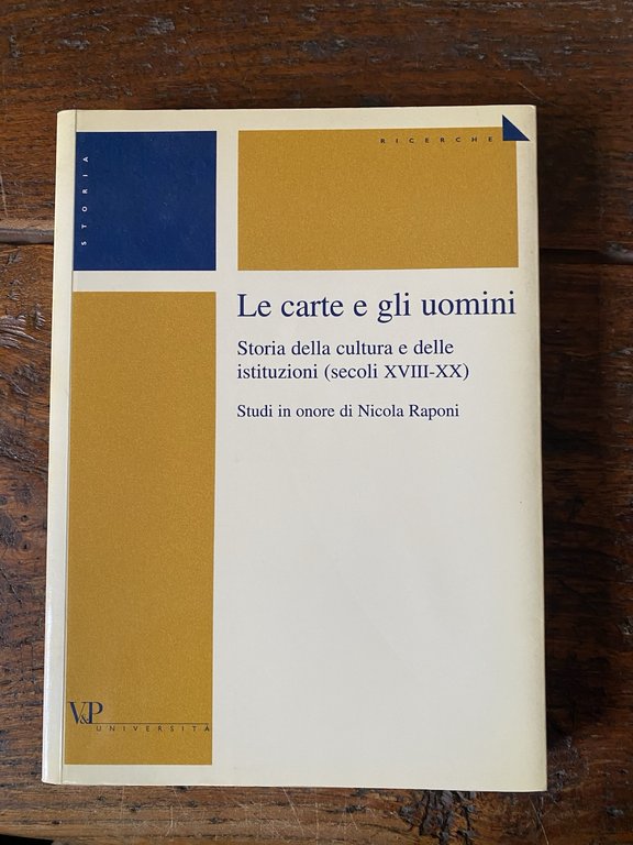 AA.VV. Le carte e gli uomini Storia della cultura e …