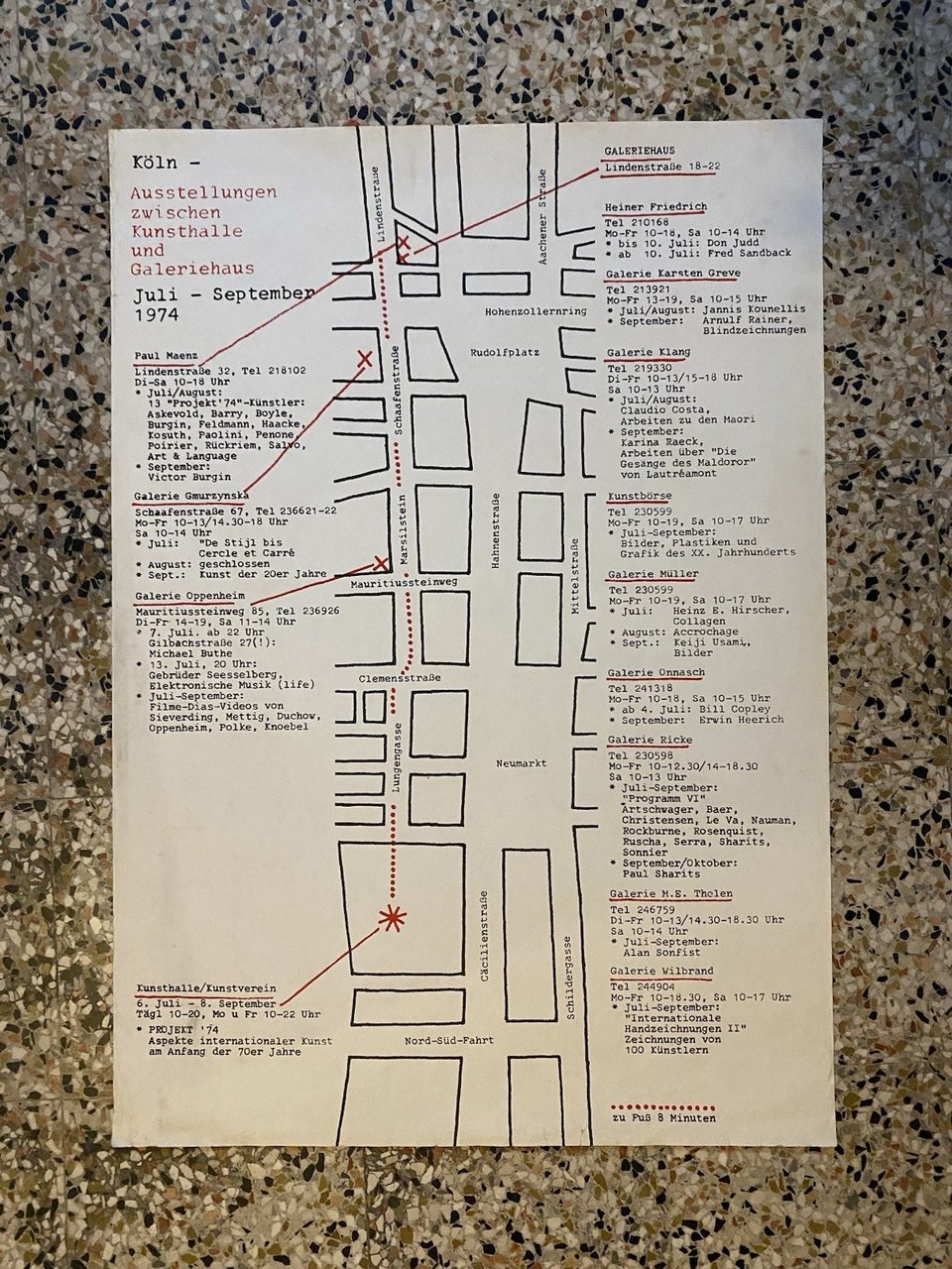 AA.VV. Manifesto / Poster 85 x 60 cm. Projek '74 …