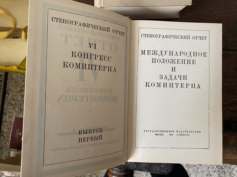 AA.VV. Stenograficeskij Otcet VI Kongress Komintern Mosca 1929 Milano 1967