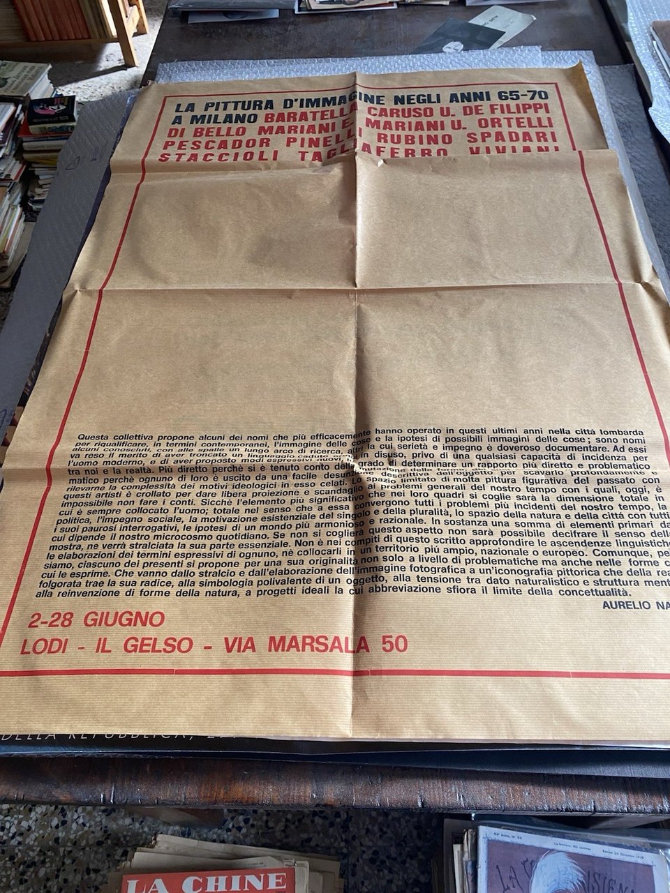 AAVV Poster / Manifesto 97x70 cm La pittura d'immagine degli … | Immagine principale