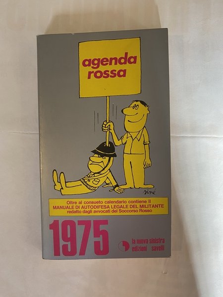 Agenda rossa 1975 con il Manuale di autodifesa legale del …