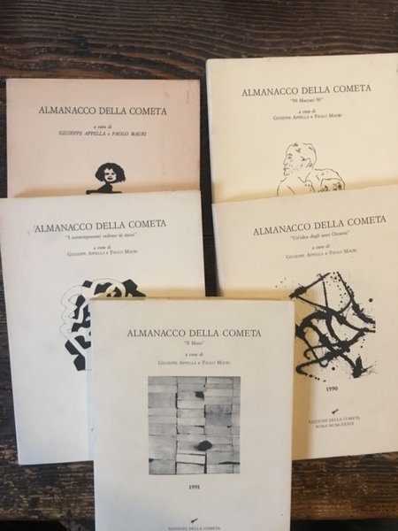 Almanacco della Cometa 1987- 1988 - 1989 - 1990 -1991