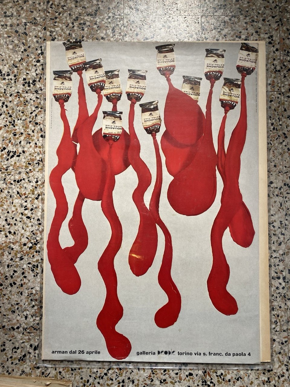 Arman Manifesto / Poster 99 x 63 cm. Torino Galleria … | Immagine principale