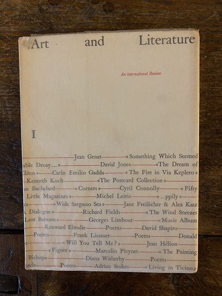 Art and Literature An international Rewiev N. I March 1964