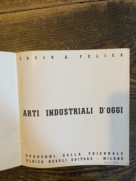 Arti industriali d'oggi