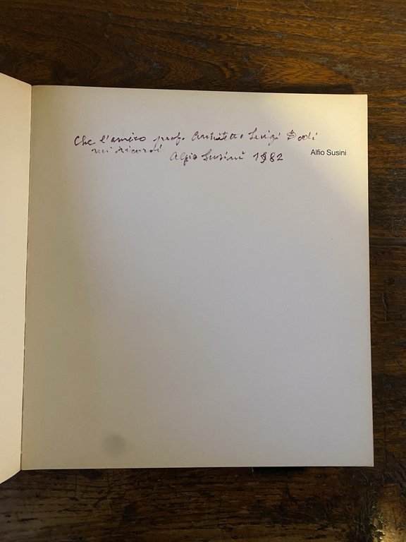Autografato AA.VV. Alfio Susini Milano Electa 1982 | Immagine Gallery 2