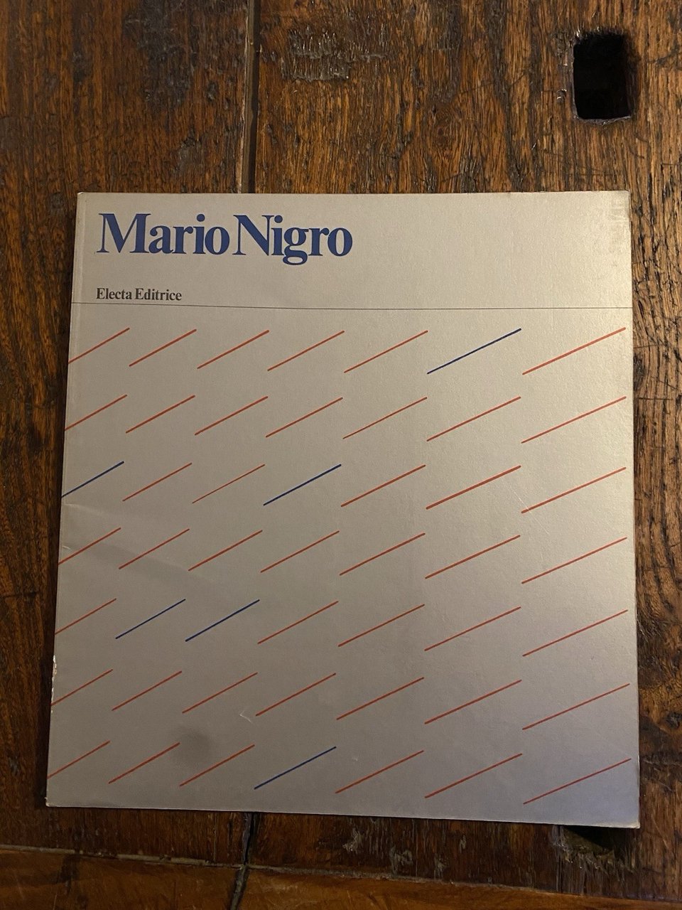 Autografato AA.VV. Mario Nigro Milano Electa 1979