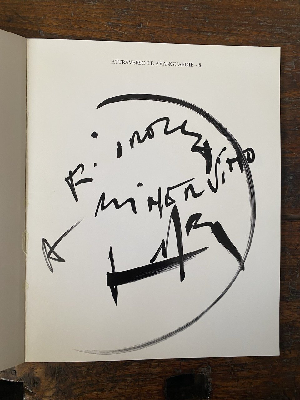Autografato Vedova Parma Galleria d'Arte Niccoli 1986