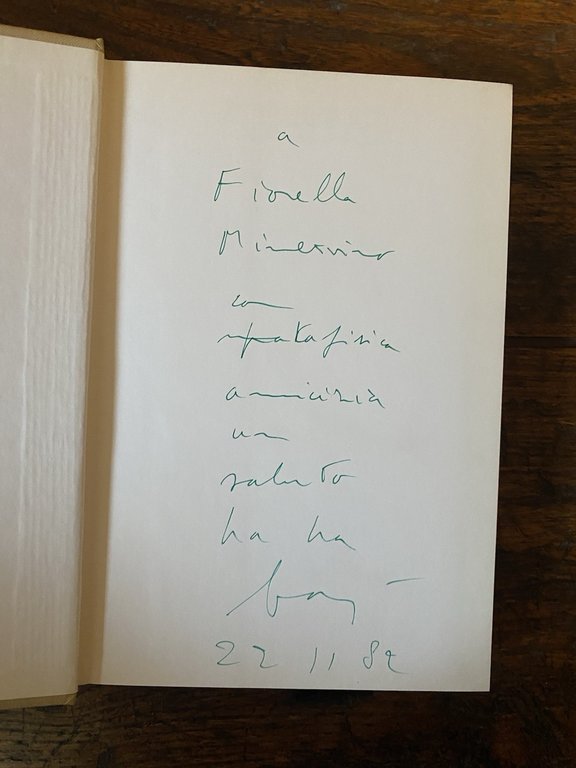 Autografato Baj Enrico Patafisifa Miano Bompiani 1982