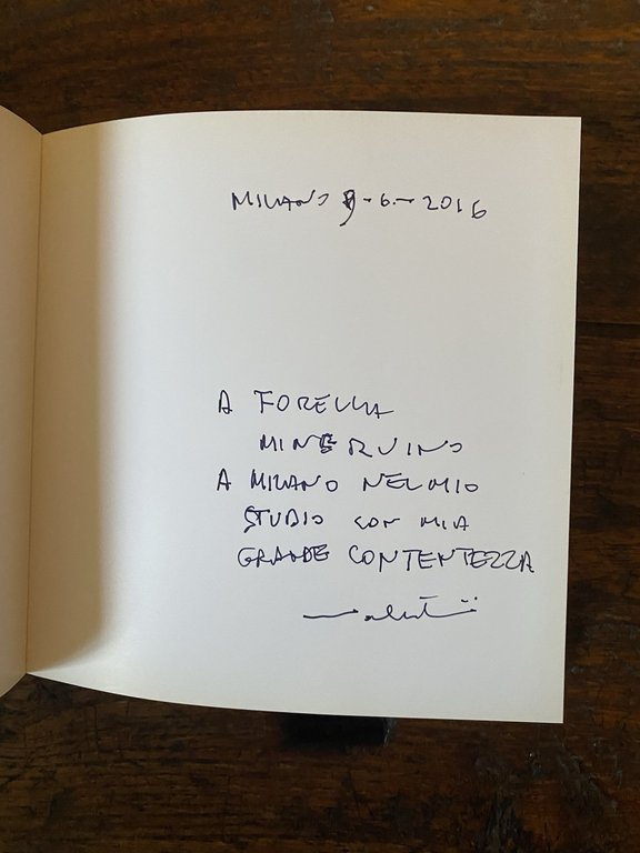 Autografato Botta Mario Valentini Milano Galleria Marini 2016