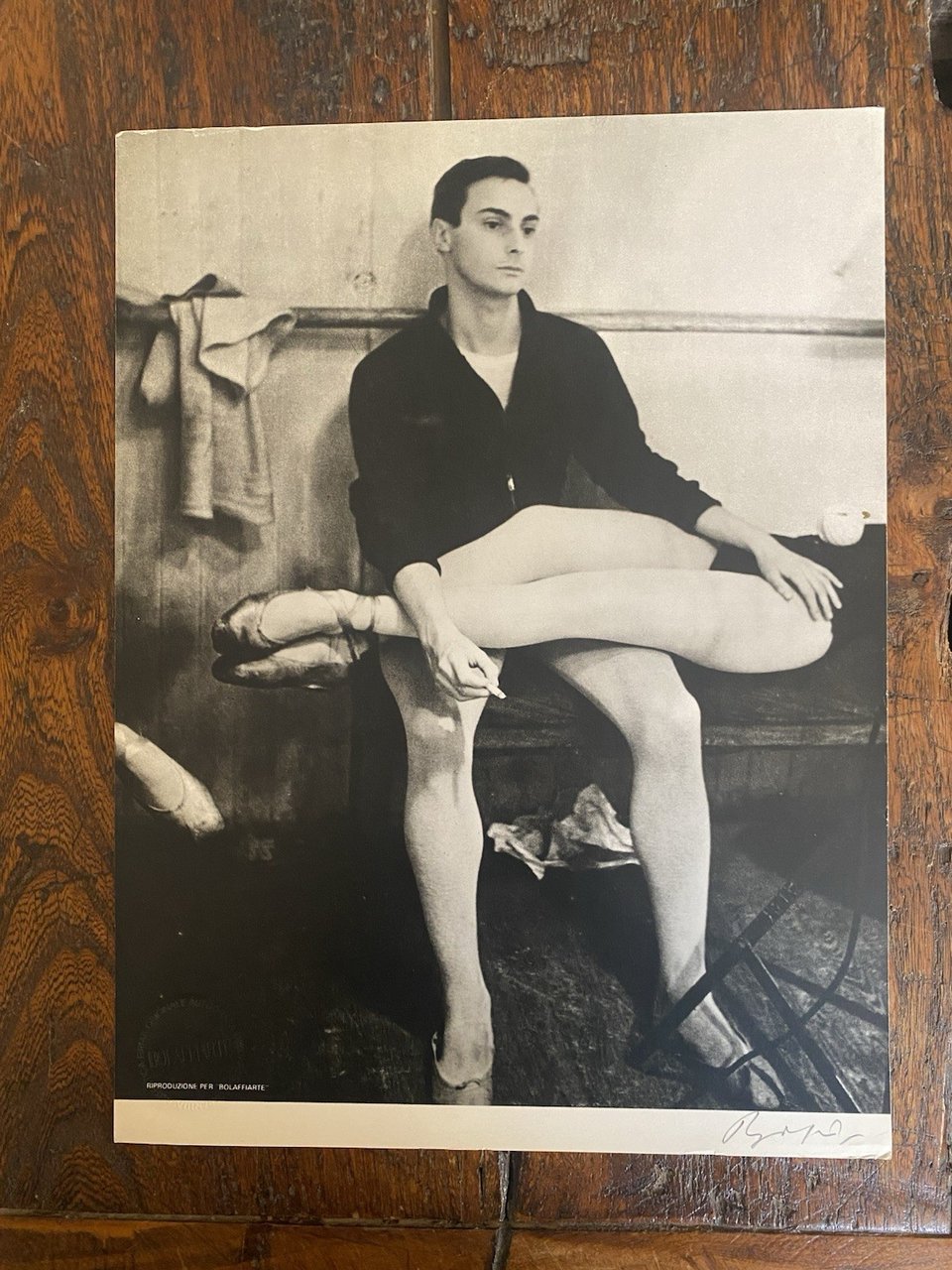 Autografato Brassai Riproduzione in rotocalco Bolaffi Arte 1978