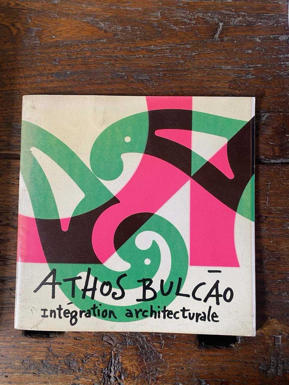 Autografato Bulcao Athos Intégration architecturale Genève Rousseau 1975