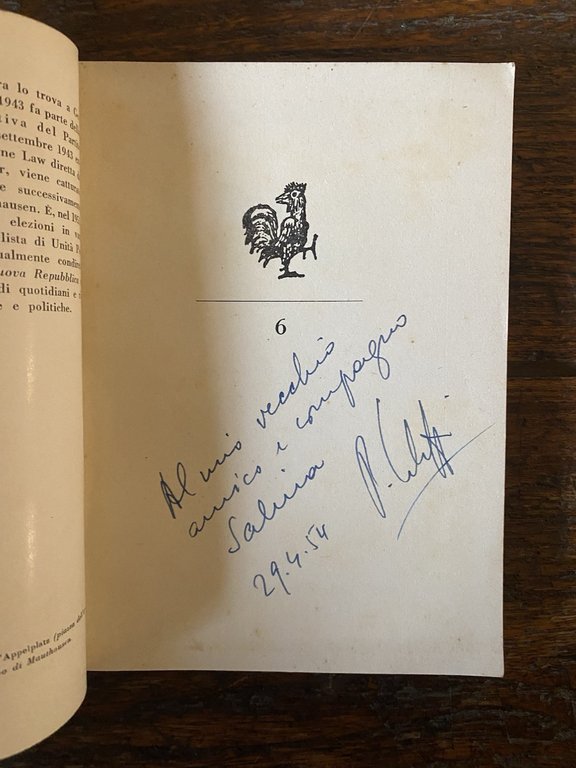 Autografato Caleffi Piero Si fa presto a dire fame Edizioni …