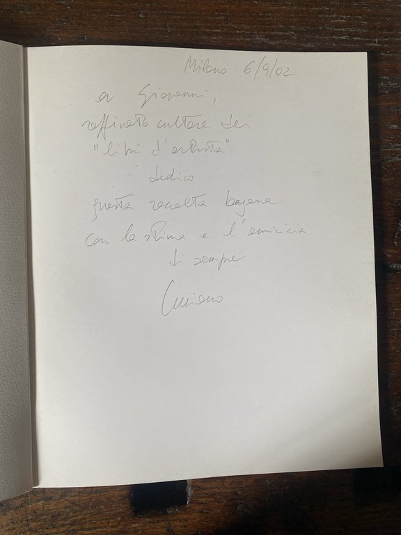 Autografato Caprile Luciano Baj libri d'artista Signum Marconi 2000