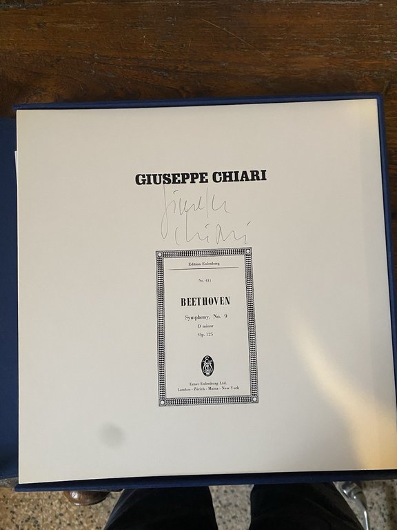 Autografato Ceroli Mario Chiari Giuseppe Pensieri / Beethoven Milano Prearo … | Immagine Gallery 3