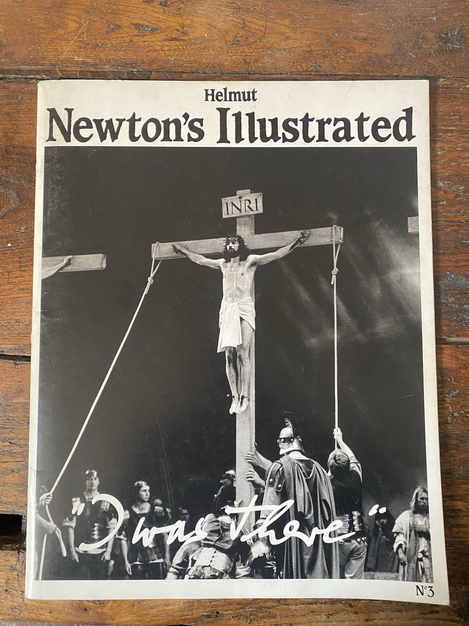 Autografato Helmut Newton's Illustrated N. 3 Munchen Schirmer 1990