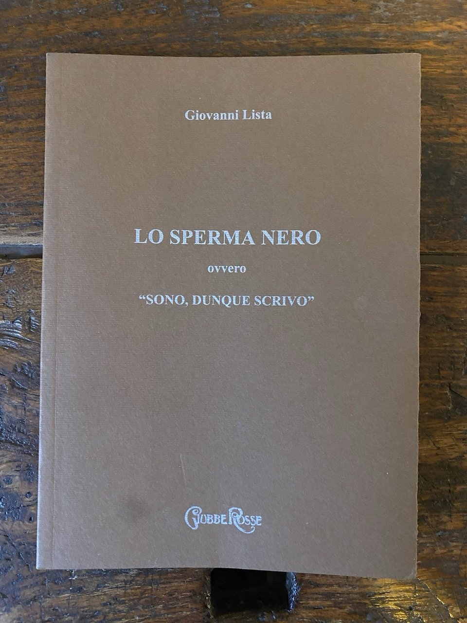 Autografato Lista Giovanni Lo sperma nero Firenze Giubbe Rosse 2003 | Immagine principale
