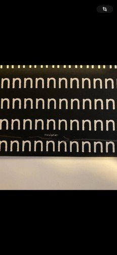 Autografato Mavignier Gruppo Enne Manifesto / Poster 83x59 cm Studio …