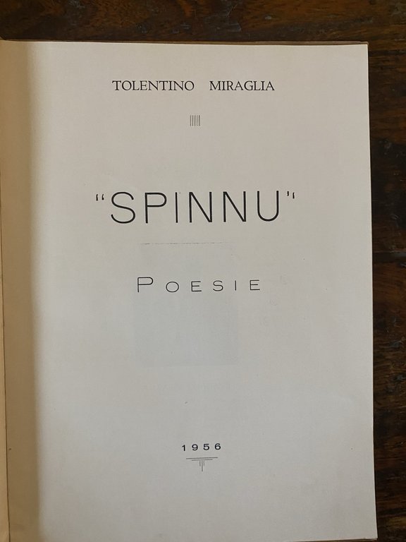 Autografato Miraglia Tolentino "Spinnu" Poesie San Paolo Livrarias Brasil 1956 | Immagine Gallery 3