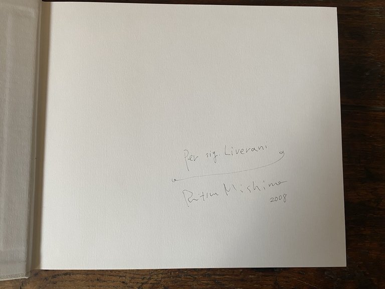 Autografato Mishima Ritsue Glass Works Venice Kyoto Seigensha Art 2007