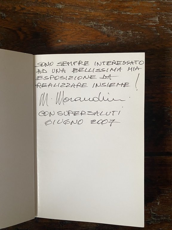 Autografato Morandini Marcello Arte - Design - Architettura