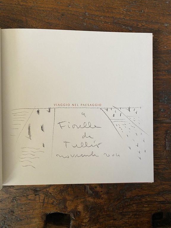Autografato Pericoli Tullio Viaggio nel paesaggio Milano Nuages 2004