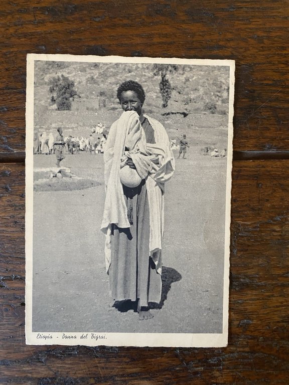 Autografato Ponti Gio Cartolina viaggiata anni '40 Etiopia / Eritrea | Immagine Gallery 2