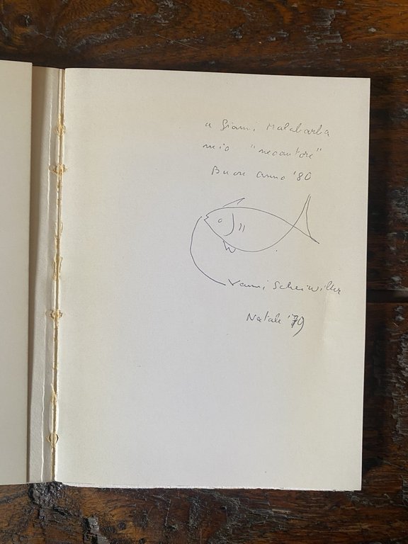 Autografato Scheiwiller Silvano Incisioni 1957 - 1979 Milano 1979