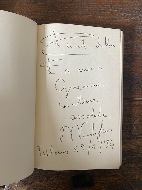 Autografato Verdiglione Armando Leonardo da Vinci Spirali/Vel 1993