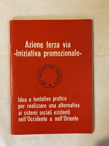 Azione terza via -iniziativa promozionale-