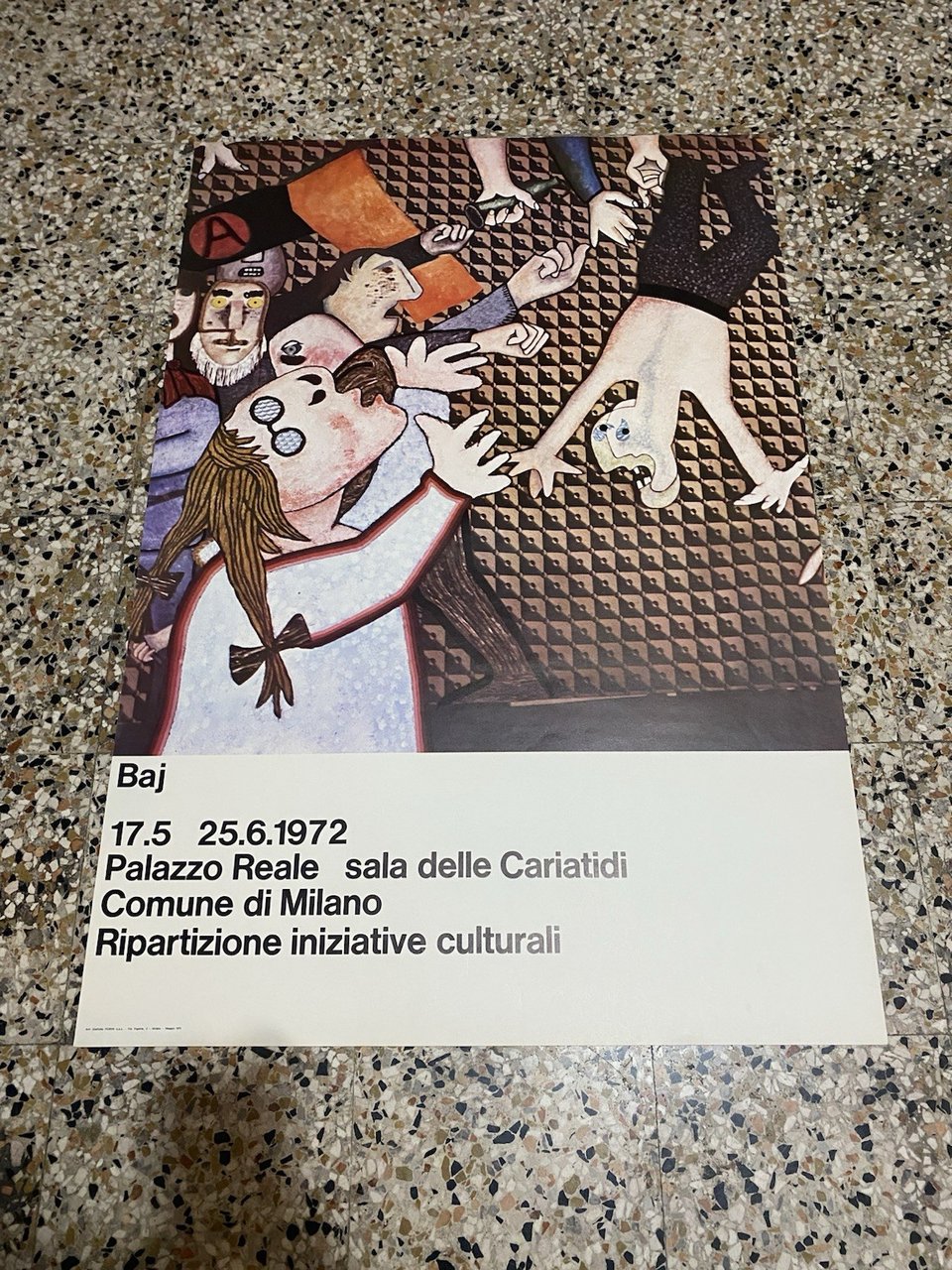 Baj Enrico Manifesto / Poster 100 x 70 cm. Milano … | Immagine principale