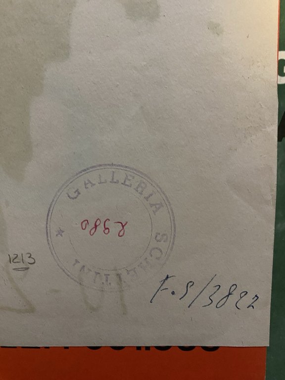 Baj Enrico Manifesto / Poster 71 x 54 cm. Milano …