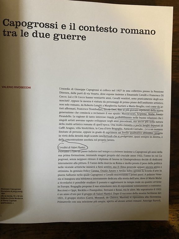 Barbero Luca Massimo Capogrossi una retrospettiva Venezia Marsilio 2012