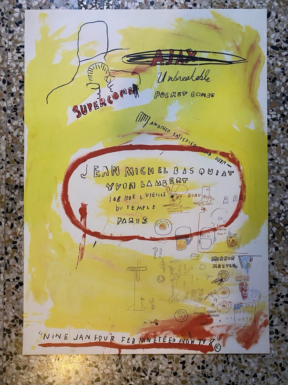 Basquiat Jean Michel Manifesto / Poster 73 x 52 cm. …