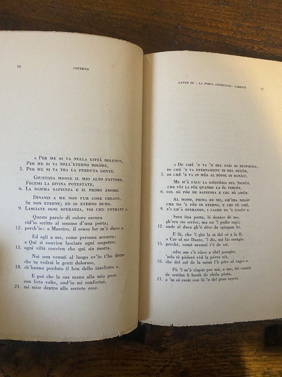 Belotti Bortolo Saggi di traduzione della Divina commedia in dialetto …