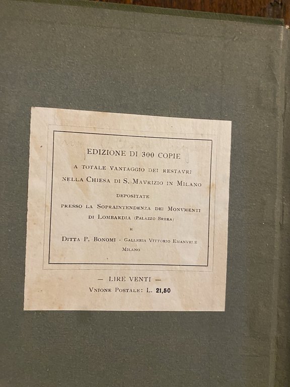 Beltrami Luca a cura di, Luini 1512 - 1532 Materiale …